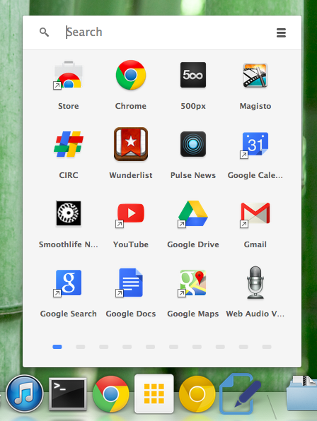Google App Launcher Mac Dock